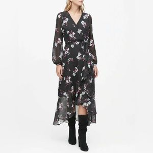 brown pleated maxi dress Draped Pleated Maxi Dress Cocoa / XS